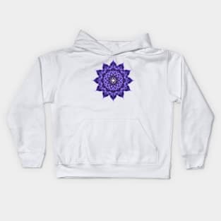 3rd Eye Chakra Mandala (series) Kids Hoodie